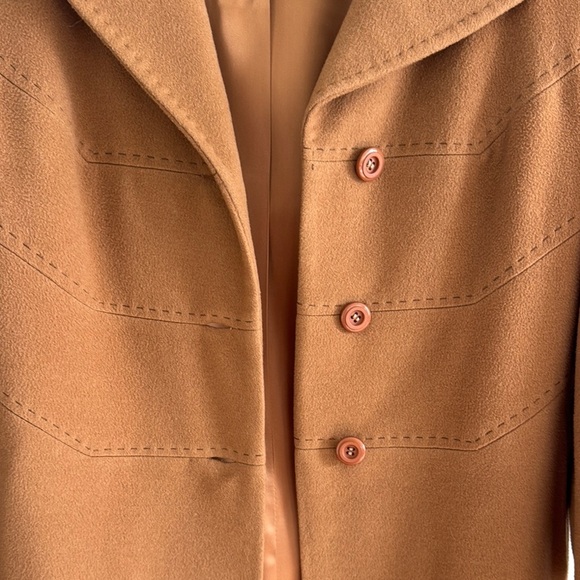 Vintage Jacobson's l Wool Trench Coat Size Medium - Picture 2 of 5